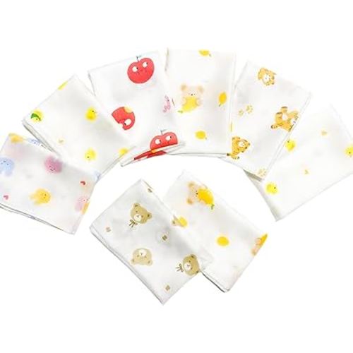 Cotton Baby Handkerchief (White Viscose)