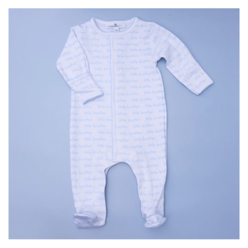 Little Brother Print Footie – Magnolia Baby