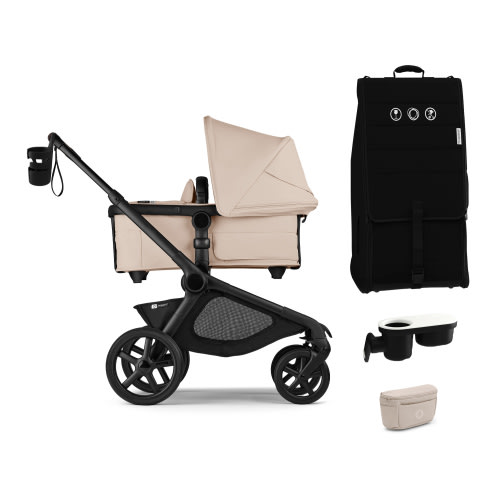 Kangaroo Single-to-double Stroller Travel-ready Bundle