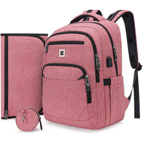 UKEIN Diaper Bag Backpack, Multi Function Baby Diaper Bag with Changing Pad, Pacifier Holder, Waterproof Diaper Bag with USB Charging Port, Baby Bag for Boys Girls