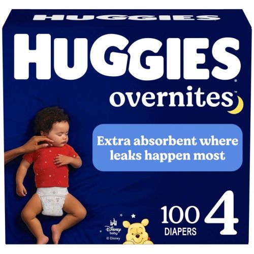 Huggies Overnites Nighttime Baby Diapers – Select Size and Count