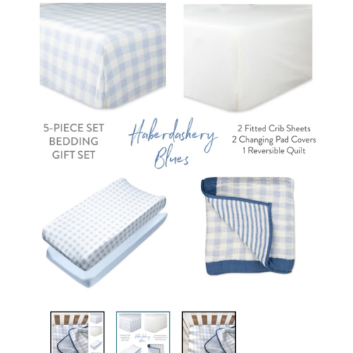 5-Piece NAP-TIME Organic Cotton Nursery Gift Set | Honest Baby Clothing