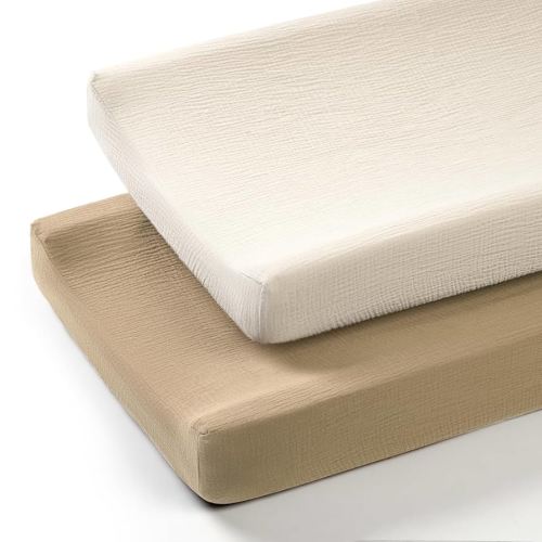 Termichy Muslin Changing Pad Covers: Baby Diaper Changing Table Covers - Changing Pad Sheets for Boys Girls