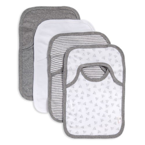 Bee Essentials Organic Baby Bibs 4 Pack