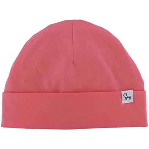 Jersey Beanie Hat for Newborn Baby Boys Girls Silky Satin Lined Hats Bonnet Toddler Infant Little Kids Beanies Caps
