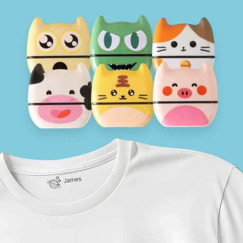 Silly Animal Personalized Name Stamps