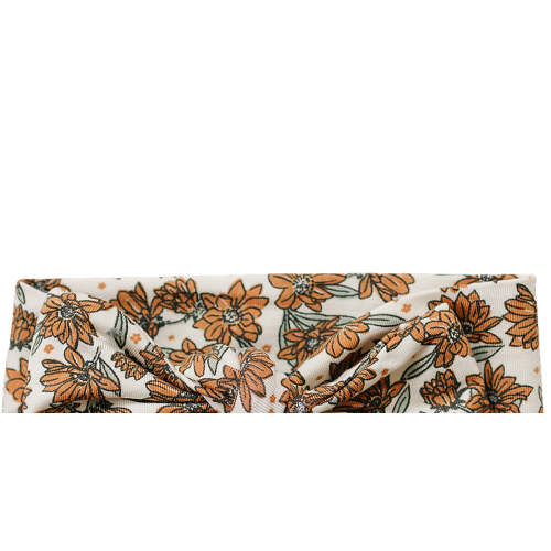 Cream Magnolia Bamboo Head Wrap