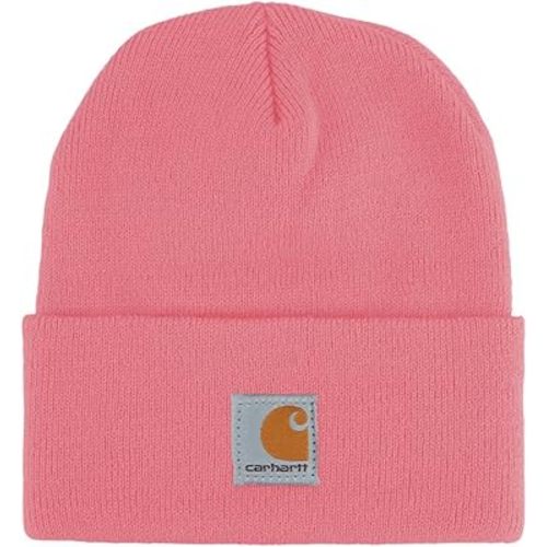 Carhartt Unisex Baby Knit Beanie Cuff Hat, Pink Lemonade,One Size