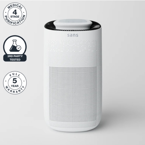 Sans Air Purifier - HEPA 13 Filter, Activated Carbon and UV-C Light