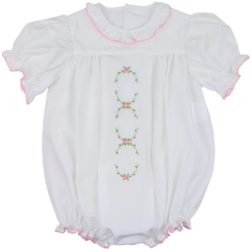 Embroidered Rosebud Bubble – Cecil & Lou
