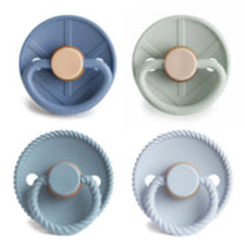 FRIGG Natural Rubber Skyline Serenity Pacifier 4-Pack – Mushie