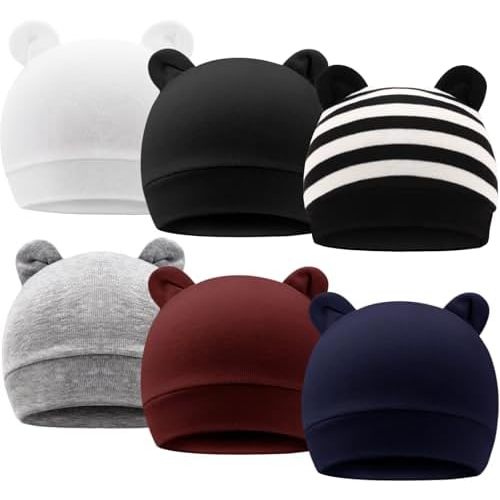 Newborn Baby Hat Infant Beanie Caps Soft Cotton Toddler Hats Newborn Hospital Hat for Baby Boy Girl Kid