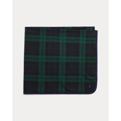 Ralph Lauren Plaid Cotton Interlock Blanket
