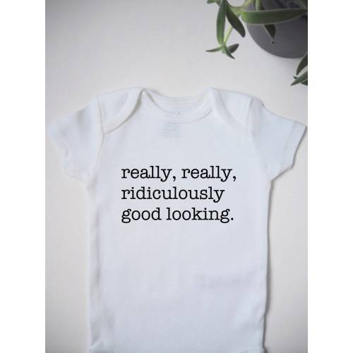 Ridiculously Good Looking One Piece | Baby One Piece | Zoolander Bodysuit | Baby Bodysuit |  Baby Gift | Baby Shower Gift | Cute One Piece