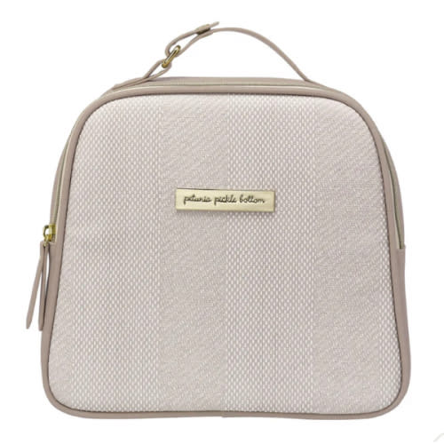 Tandem Bottle & Lunch Tote in Grey Matte Cable Stitch