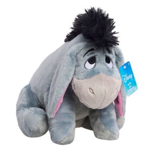 Disney Signature Collection Eeyore Plush: Polyester Stuffed Donkey, 12" Character Doll