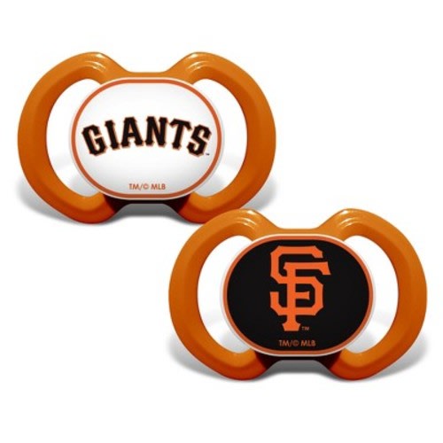 Baby Fanatic Officially Licensed Pacifier 2-Pack - MLB San Francisco Giants