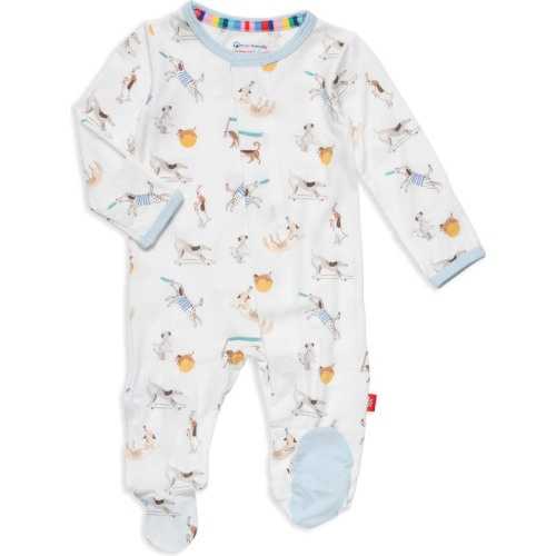 Baby Howlarious Footie, 6-9M, White