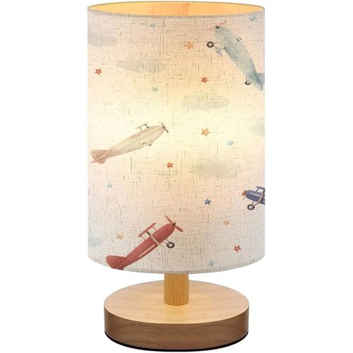 AURFIAIUOP Bedside Lamp for Bedroom, Airplanes