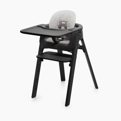 Stokke Steps Complete High Chair - Black Seat/Grey Cushion