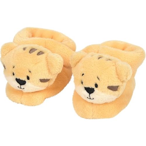 Enesco Izzy and Oliver New Baby Tiger Character Super Soft Booties, 0-12 Infant