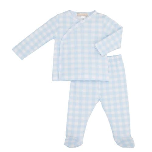 Cameron Cross-Front Set - Buckhead Blue Gingham