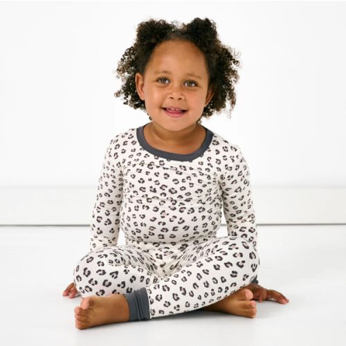 Luxe Leopard Two-Piece Long Sleeve & Pants Pajama Set | Little Sleepies
