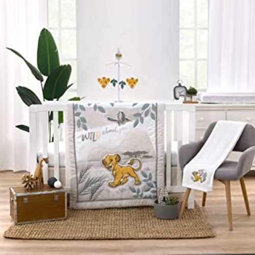 Disney Lion King Wild About You 3 Piece Nursery Crib Bedding Set