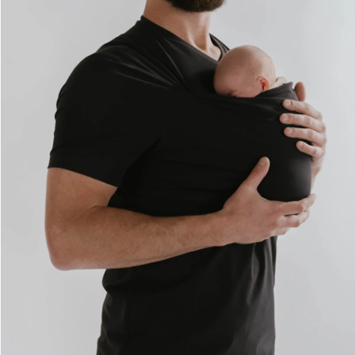 Lalabu Dad Shirt | Original Babywearing T-Shirt with Kangaroo Pouch | Baby Wrap Carrier for Newborns & Infants | Baby Wrap Carrier for Newborns | Essential for new Dads
