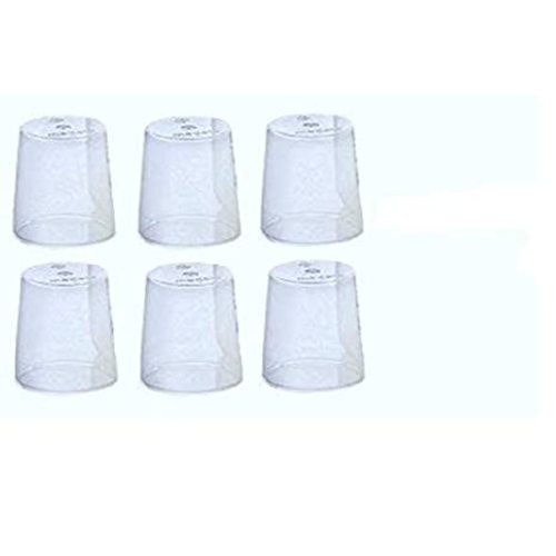 (6) Medela Clear Travel Caps/ bottle cap/ nipple cap/ collar cap - Genuine for Use with Collar Ring - Medela Bottles