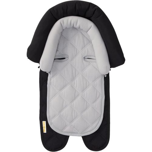 GoldBug Baby & Toddler 2-in-1 Duo Head Support for Car Seats - Black