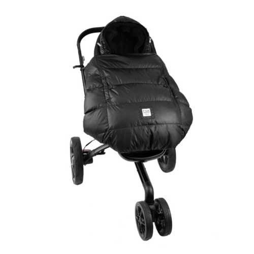 K-Poncho Heavyweight Carrier Cover, Black Plush - 7AM Enfant | Maisonette