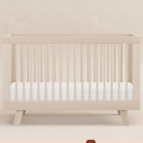 Hudson 3-in-1 Convertible Crib with Toddler Bed Conversion Kit