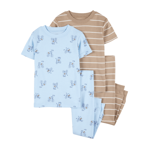 Baby 4-Piece Snacks Cotton Pajamas - Carter's | Carter's
