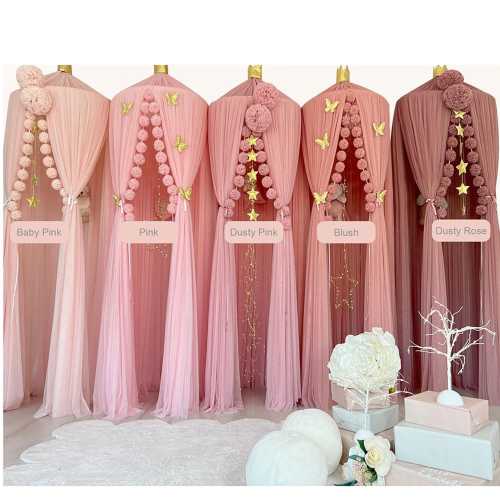 Dusty Rose Canopy, Tulle Canopy Bed , Rose Pink Bed Curtain, Crib Canopy, Canopy Bed Cover, Canopy Tent, Princess Canopy, Reading Corner