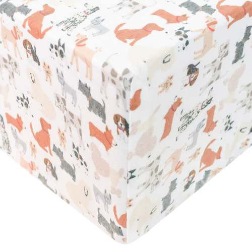 Premium Knit Fitted Crib Sheet - Rufus
