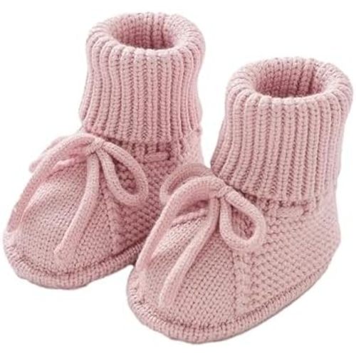 Baby Booties Newborn Sock Shoes Hand Knitting Crochet Infant Boy Girl Cozy Shoes Indoor Breathable Walking Shoes