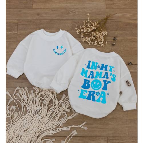 In My Mama's Boy Era Baby Romper, Newborn Bodysuit, Baby Shower Gift, Gift For Son, Mom Boy Shirt, Pregnancy Announcement , Baby Boy Outfit