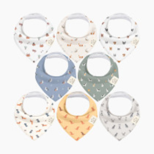 KeaBabies Organic Bandana Bibs (8 Pack) - Pets & Paws, 8