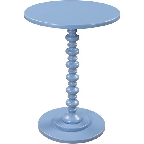 Convenience Concepts Palm Beach Spindle Table, Blue