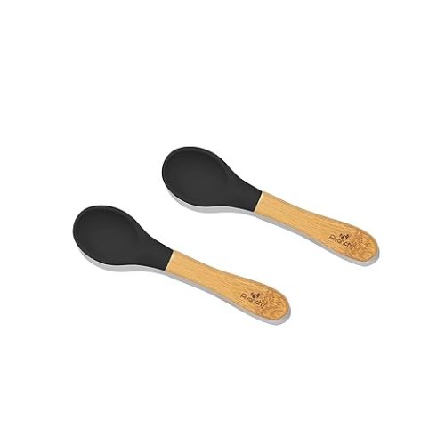 Avanchy Baby Spoon Set – Black