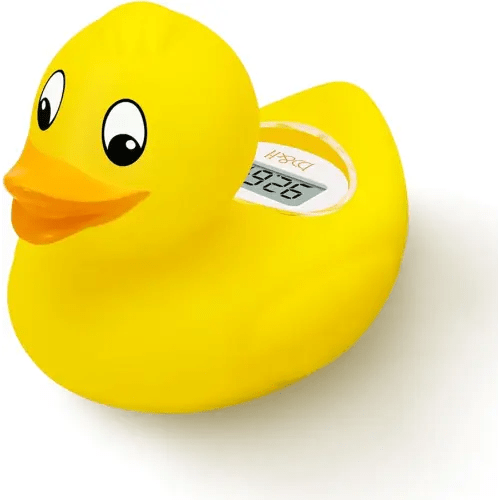 b&h Digital Duckling Baby Bath Thermometer, Infant Safe Floating Water Temperature Thermometer and Baby Bath Time Toy – Easy to Read Display | BPA-Free