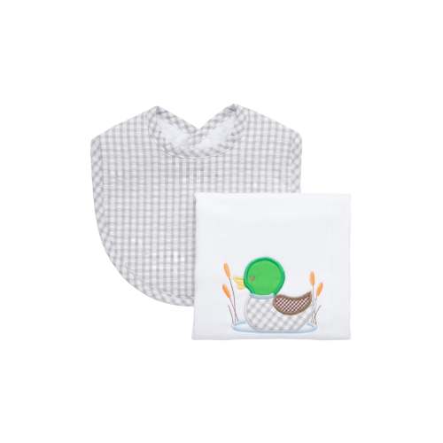 Mallard Basic Bib & Burp Boxed Set