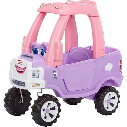 Little Tikes Princess Cozy Truck Ride-On, Pink Truck, 90cm x 45cm x 89cm