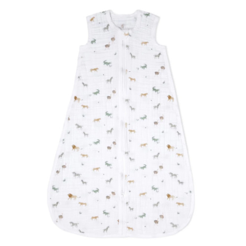 aden + anais organic cotton light sleep sack TOG 1.0 safari dreams