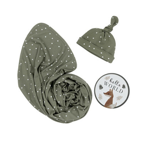 Baby Boys or Baby Girls Hello World Gift Set, 3 Piece