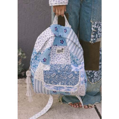 Quinn Patchwork Quilted Backpack