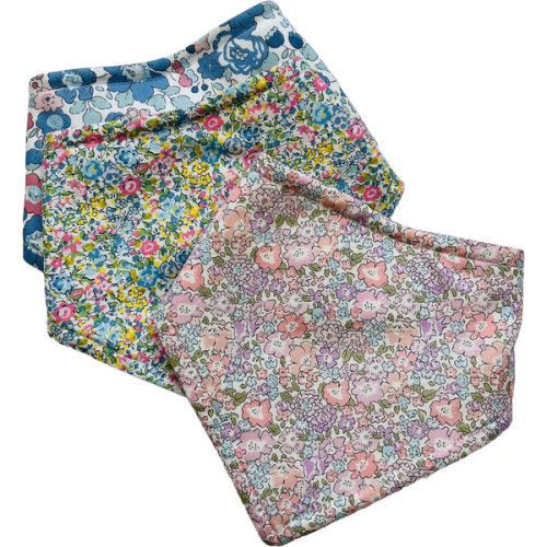 Liberty of London Baby Bandana Bib Pack of 3, Floral Fabric - My Little Shop UK | Maisonette