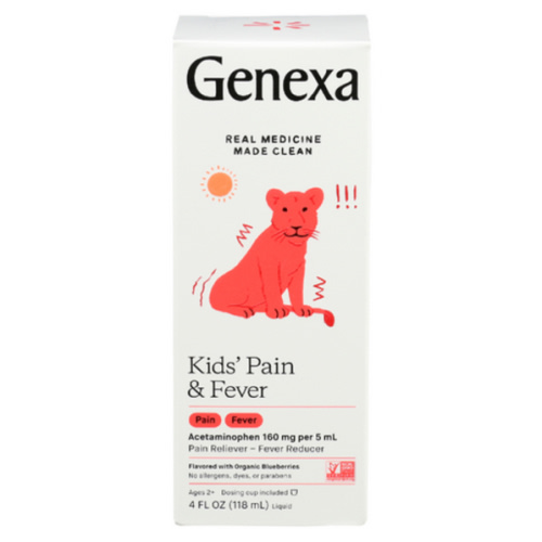 Genexa Kids Pain & Fever Acetaminophen, Organic Blueberry Same-Day Delivery or Pickup | Sprouts Farmers Market