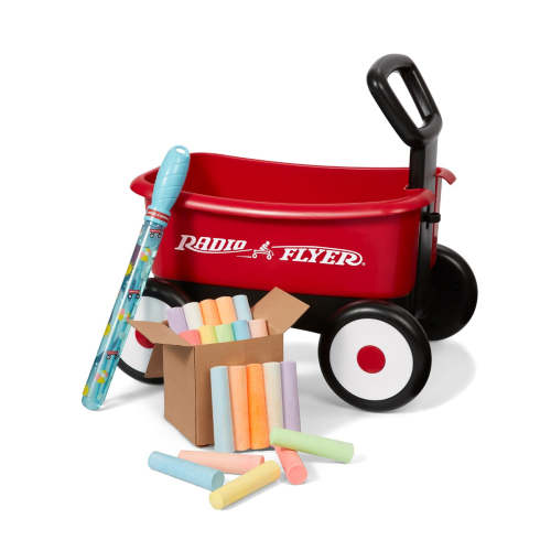 Push & Pull Walker Wagon with Bubbles and Chalk